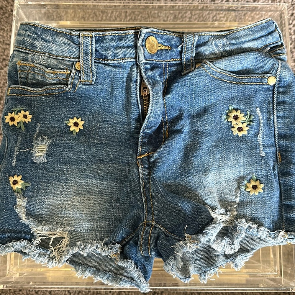 JOE’S Jeans Sunflower Distress Shorts